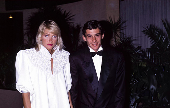 Ayrton Senna i Xuxa podczas wspólnego wyjścia