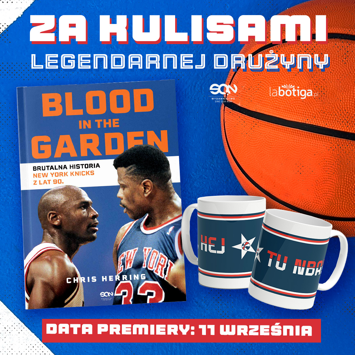 Blood in the Garden New York Knicks książka