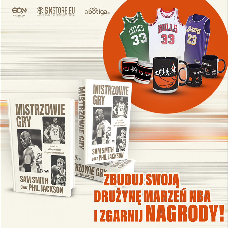 Mistrzowie Gry książka SQN Sam Smith Phil Jackson